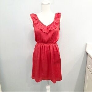 Body central coral dress